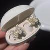 Высококлассные серьги-бабочки, украшенные кристаллами, металлическая конструкция, легкая совместимость для индивидуального стиля наушников