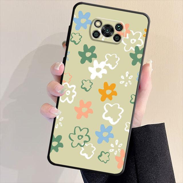 Силиконовый матовый чехол для Samsung Galaxy S21 S22 S20 Note 20 Ultra 10 Plus 8 9 S23 S22 Ultra 5g Note20 S20 с милым цветочным чехлом