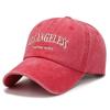 Unisex Washed Cotton Vintage Cap Letter Embroidery Baseball Cap Men And Women Outdoor Sports Hats