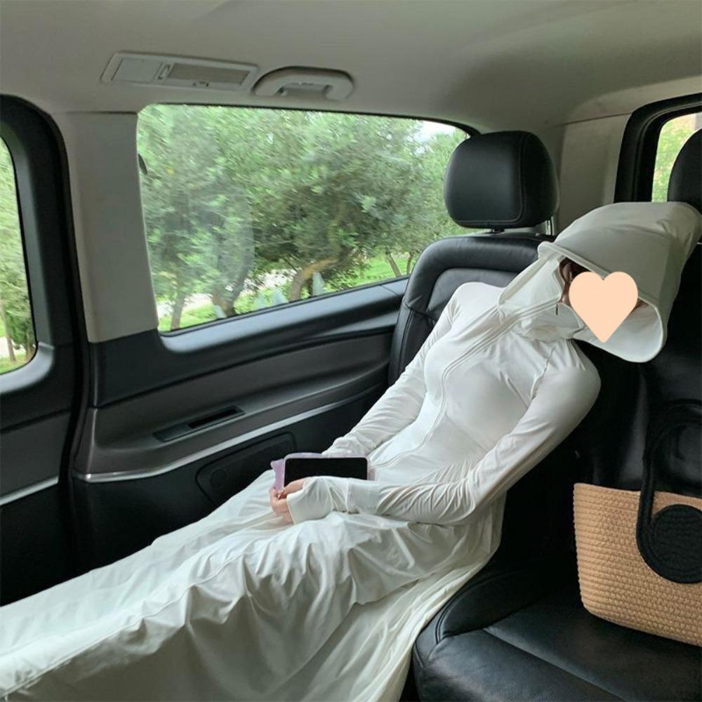 Sun Protection Capes Anti UV Full Body Skirt Ice Silk Sunscreen Clothing Women  Riding