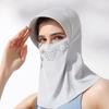Защитный шарф для лица и шеи от УФ-лучей, 3D козырек, велосипедная маска для лица, дышащая маска от солнца, для улицы