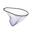Ori Fishing Tackle Landing Net, Oval Nylon Net, 3-Section Mesh, 65cm X 50cm (Black)