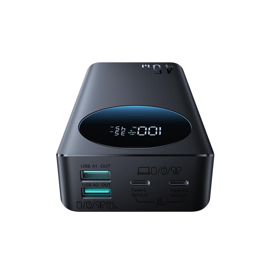 Пауэрбанк 20000 мАч USB-A USB-C с цифровым дисплеем 45 Вт - Черный