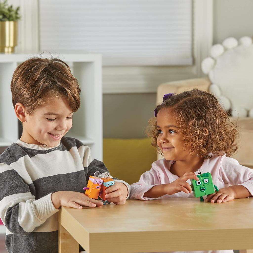 Числоблоки Четыре и Ужасные Двойки Фигурки персонажей Числоблоков 95355 Оригинальный набор из 3 штук