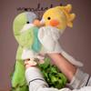 Cute Simulated Parrot Hand Puppet Doll Bird Plush Toy Doll Children Comfort Doll Interactive Game Gift