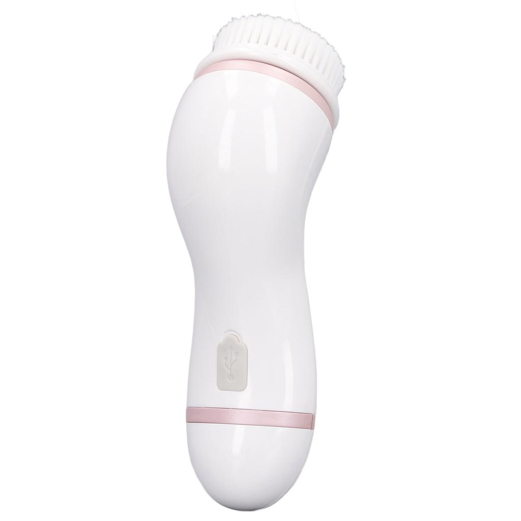 Electric Facial Cleansing Brush Set Face Scrubber Rechargeable Exfoliator Waterproof Silicone