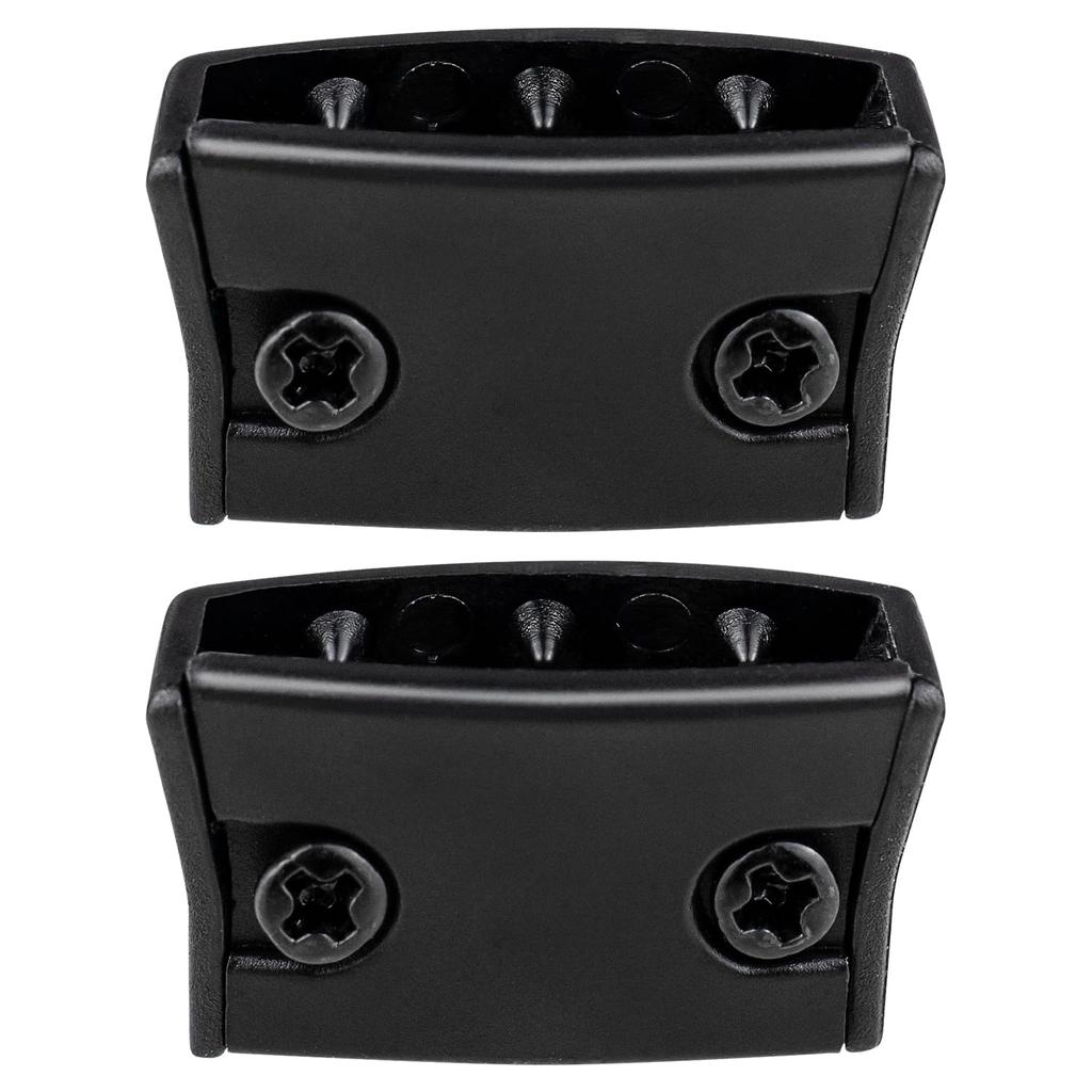 SOULWIT Headband Side Cover Sliders for Bose QuietComfort 15 (QC15)/QuietComfort 2 (QC 2) Headphones, Replacement Headband End Caps, Black