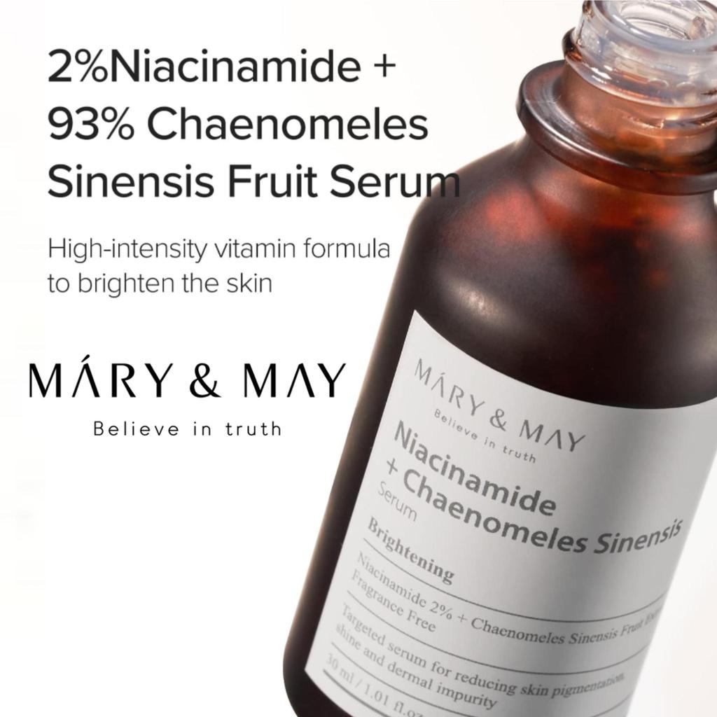 Mary&May Ниацинамид + сыворотка Chaenomeles Sinensis 30 мл