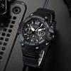 Casio Серия для молодежи Многофункциональные Модные Водонепроницаемые Кварцевые Часы Мужские часы Черные MCW-100H-1A3