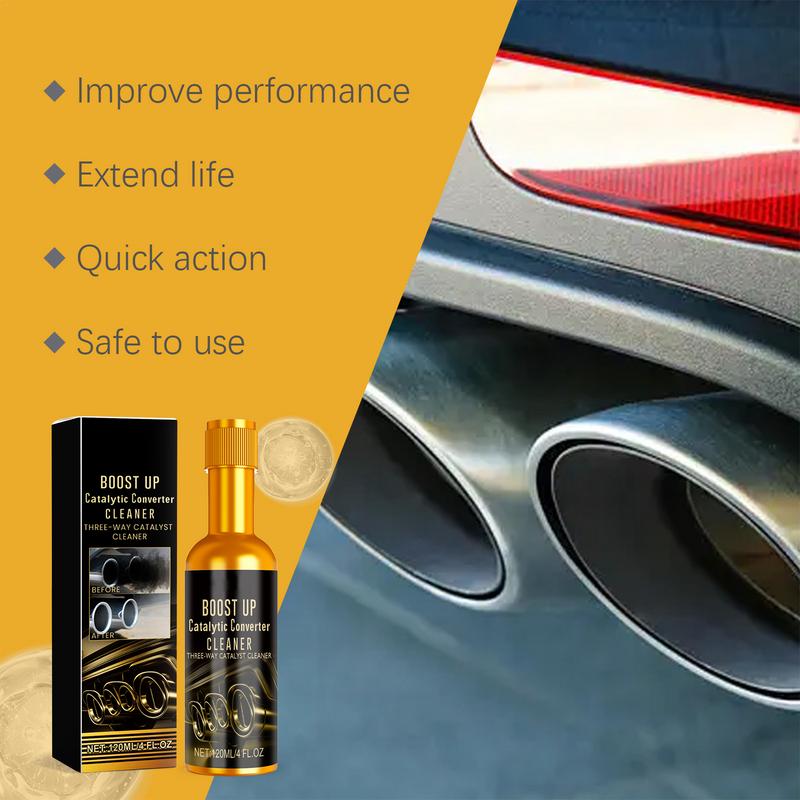 Catalytic Converter Cleaner Catalytic Converter Cleaning Tool 120ml Automotive Cylinder Head Cleaning Tool Exhaust System