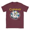 Футболка Cuphead A Brawl is Surely Brewing 100% Хлопок Винтажная Короткий Рукав Круглый Вырез Футболки Подарок на День Рождения Футболки