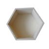 Hexagonal Wooden Shelf 24 X 21 X 10 Cm