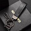 Metal Car Key Ring Leather Keychain Gift Accessories Key Ring Holder  Men Women