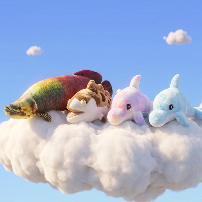 Мягкая Плюшевая Игрушка Морские Животные Украшение для Дома Высококачественные и Удобные Игрушки Подарок на День Рождения Ребенка Подарок-Компаньон