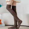 Новые женские чулки, весенние тенденции, повседневные гольфы в стиле преппи, женские высококачественные однотонные длинные носки, удобные