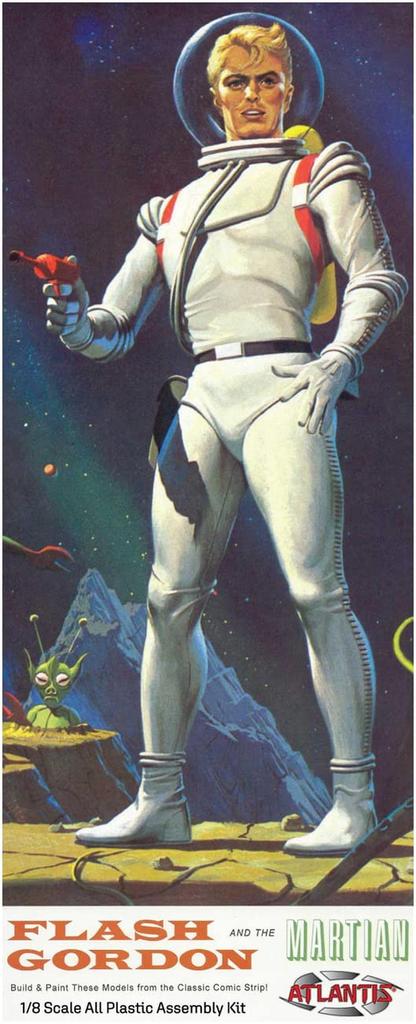Atlantis Model Flash Gordon with Martian New Version Plastic Model ATLAMCH1450 1/8