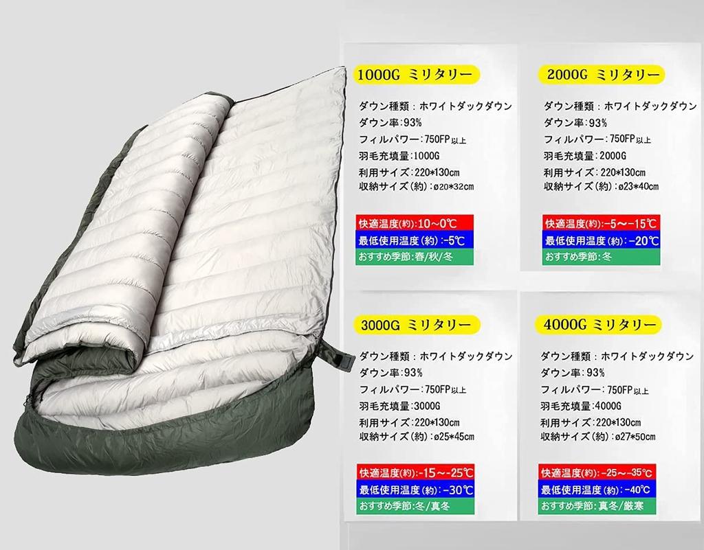 Fengzel Outdoor Спальный мешок для конверта Высокое качество пуха Ноги могут быть полностью Минимальная рабочая температура Совместимость с 3