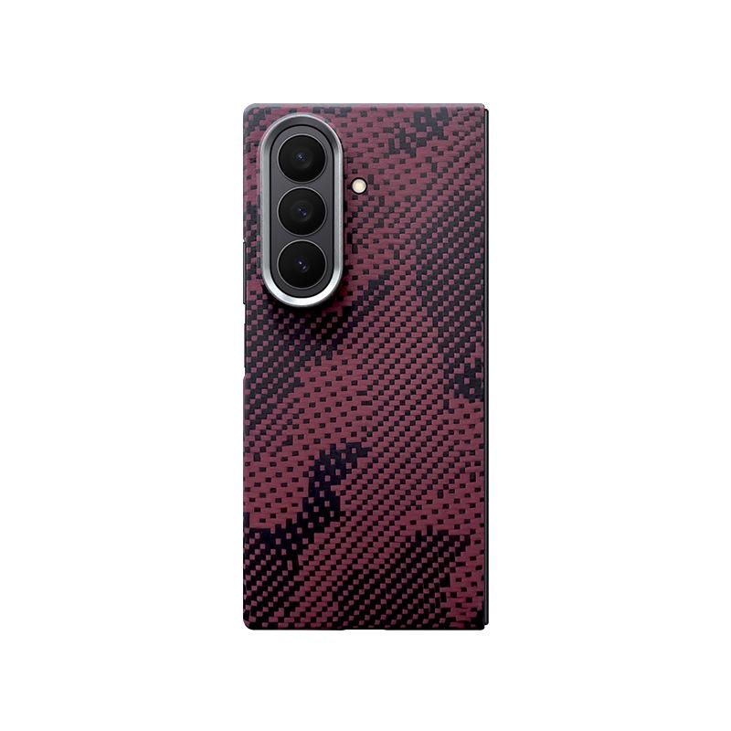 Применимо к Samsung Zfold7 Чехол для мобильного телефона из кевлара Углеродное волокно Fold7 Магнитный чехол для мобильного телефона Защитный чехол от падения