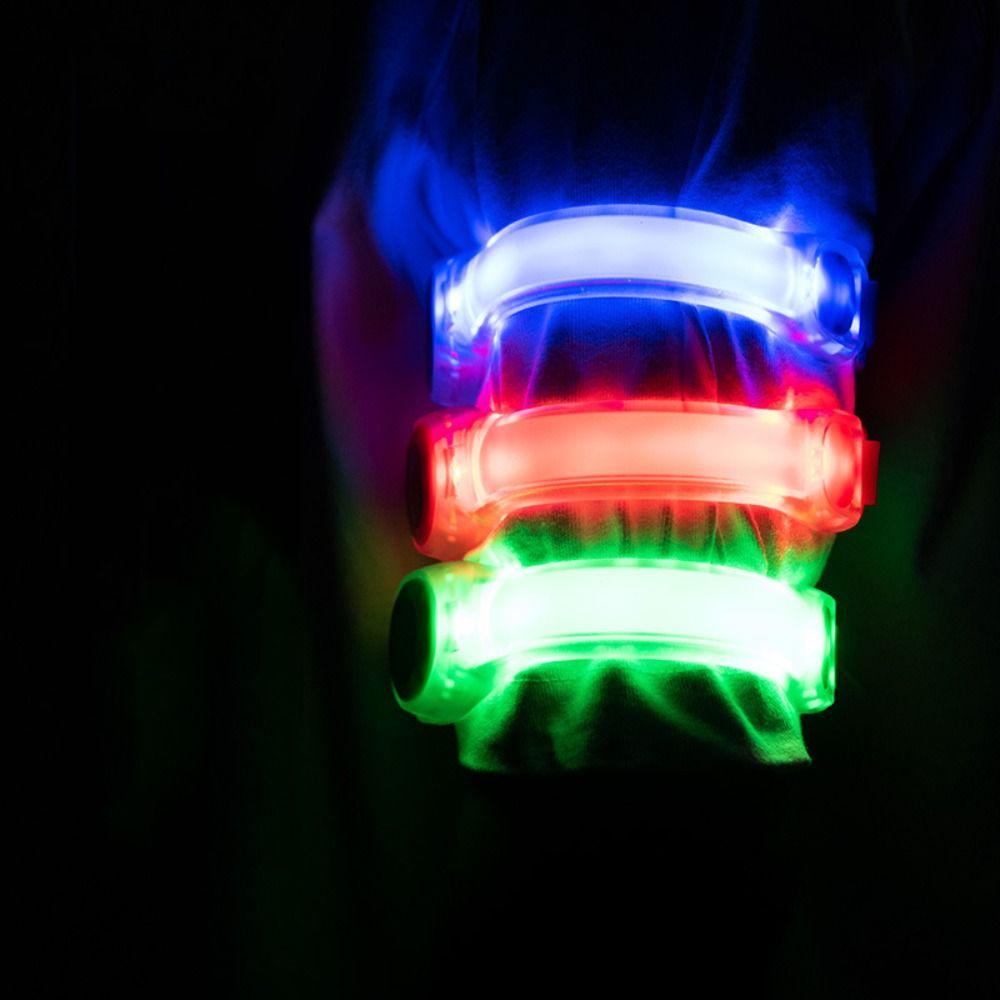 Wearable LED Light Up Armband Glow The Dark Running Arm Belt  Running Walking Cycling