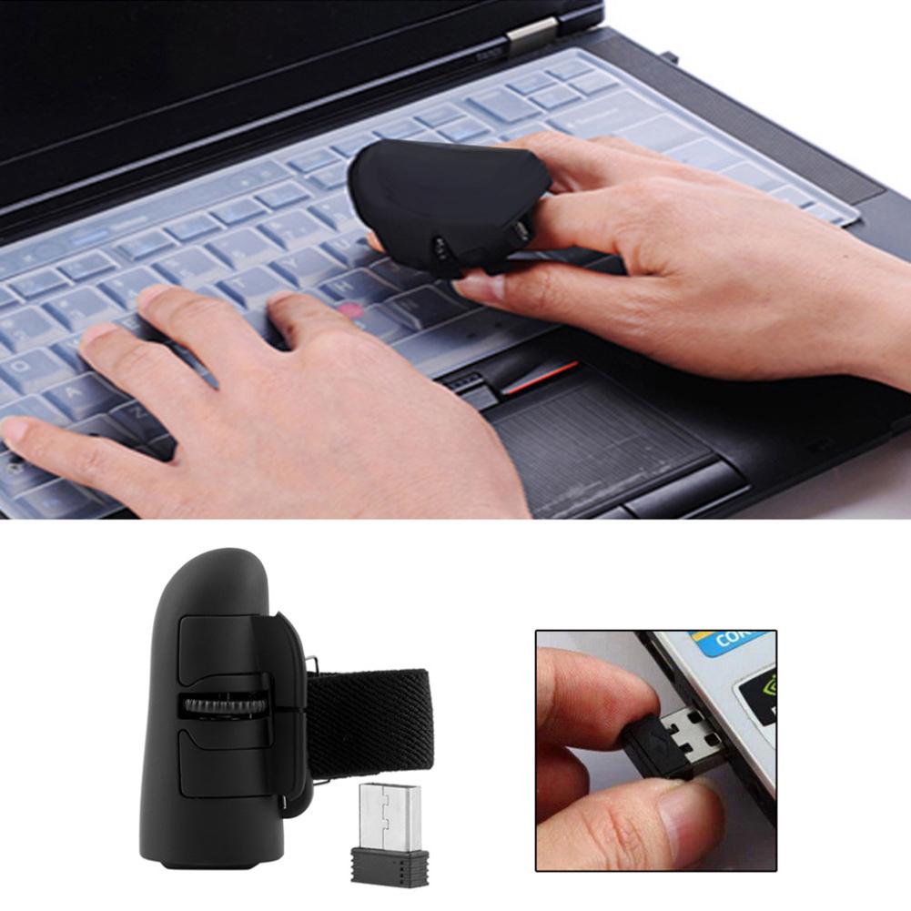 Мини-мышь с кольцом для пальца 2,4 ГГц USB оптическая беспроводная мышь для пальцев для ноутбука, настольного компьютера, игровой мыши, телефонов/планшетов