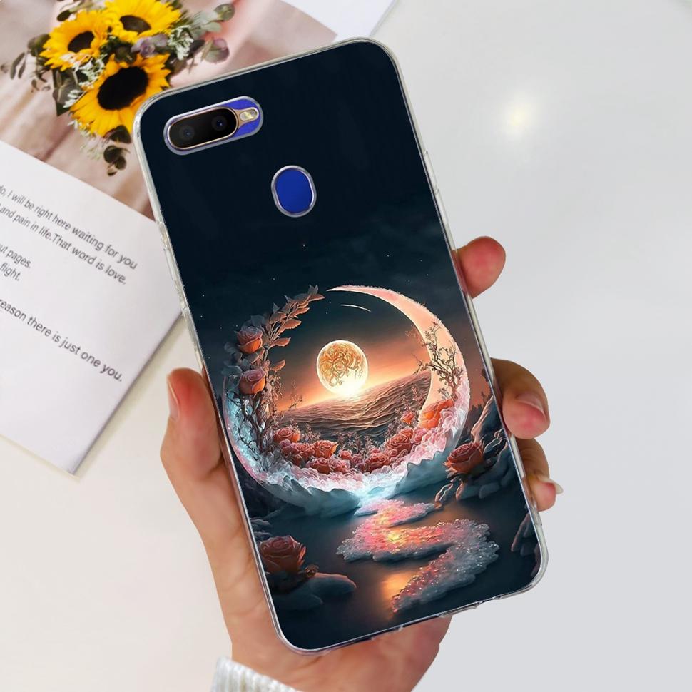 Силиконовый чехол для телефона для OPPO A5S Чехол AX5s CPH1909 Мягкая задняя крышка из ТПУ для Oppo A7 AX7 CPH1901 CPH1903 Чехлы Capa Coque Fundas