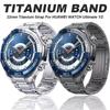 22-миллиметровый титановый ремешок с быстрой фиксацией для HUAWEI Watch Ultimate 1/2 Buds, металлический роскошный ремешок для Huawei Watch 5 4/GT 6 5 4 Pro 3 2 46 мм GT2e GT3 SE, браслет