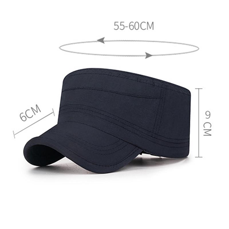 Весна-лето мужская быстросохнущая кепка дышащая плоская кепка для отдыха на открытом воздухе солнцезащитная кепка