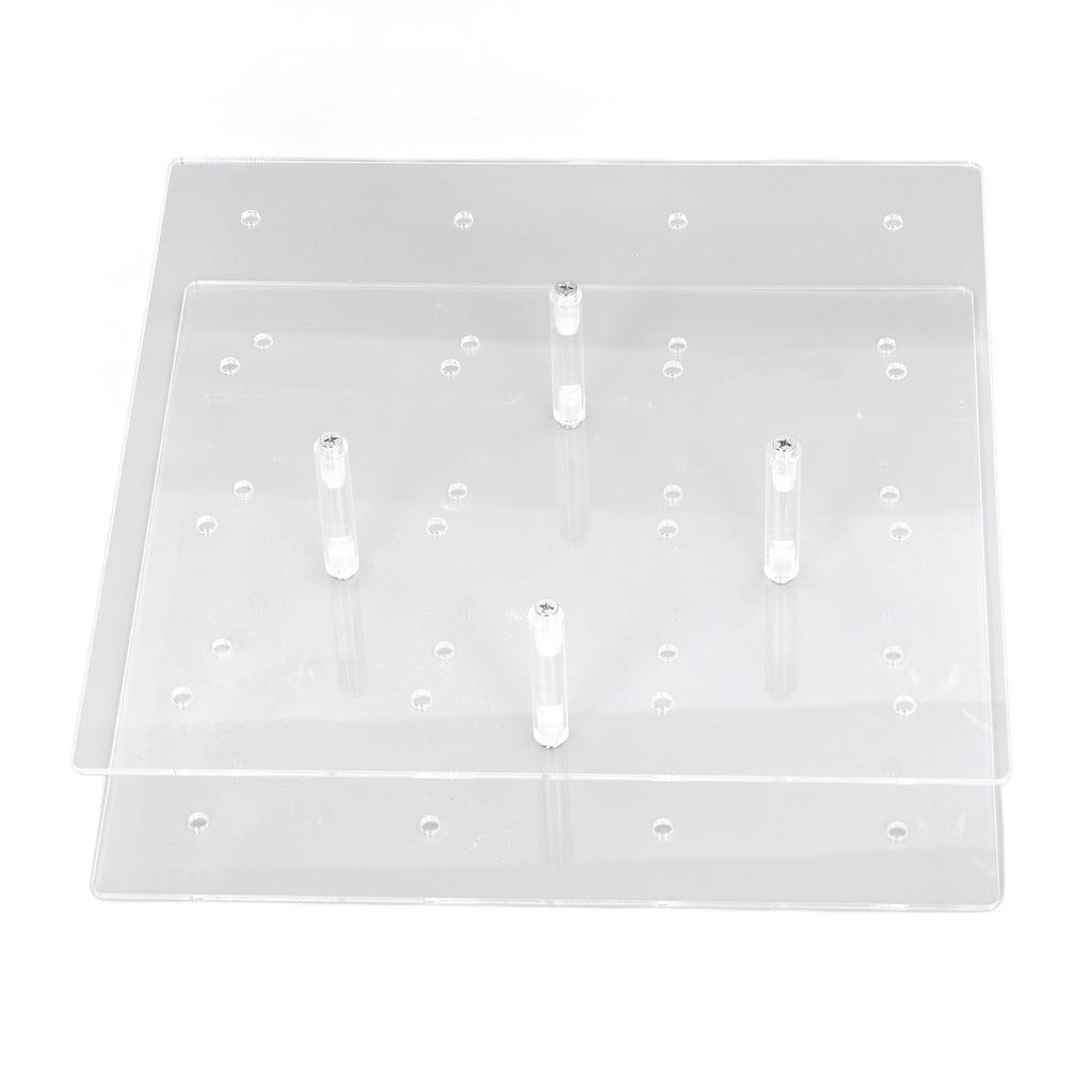 Подставка для леденцов на 20 отверстий, прозрачный акриловый двухъярусный стенд для кейк-попсов для свадьбы