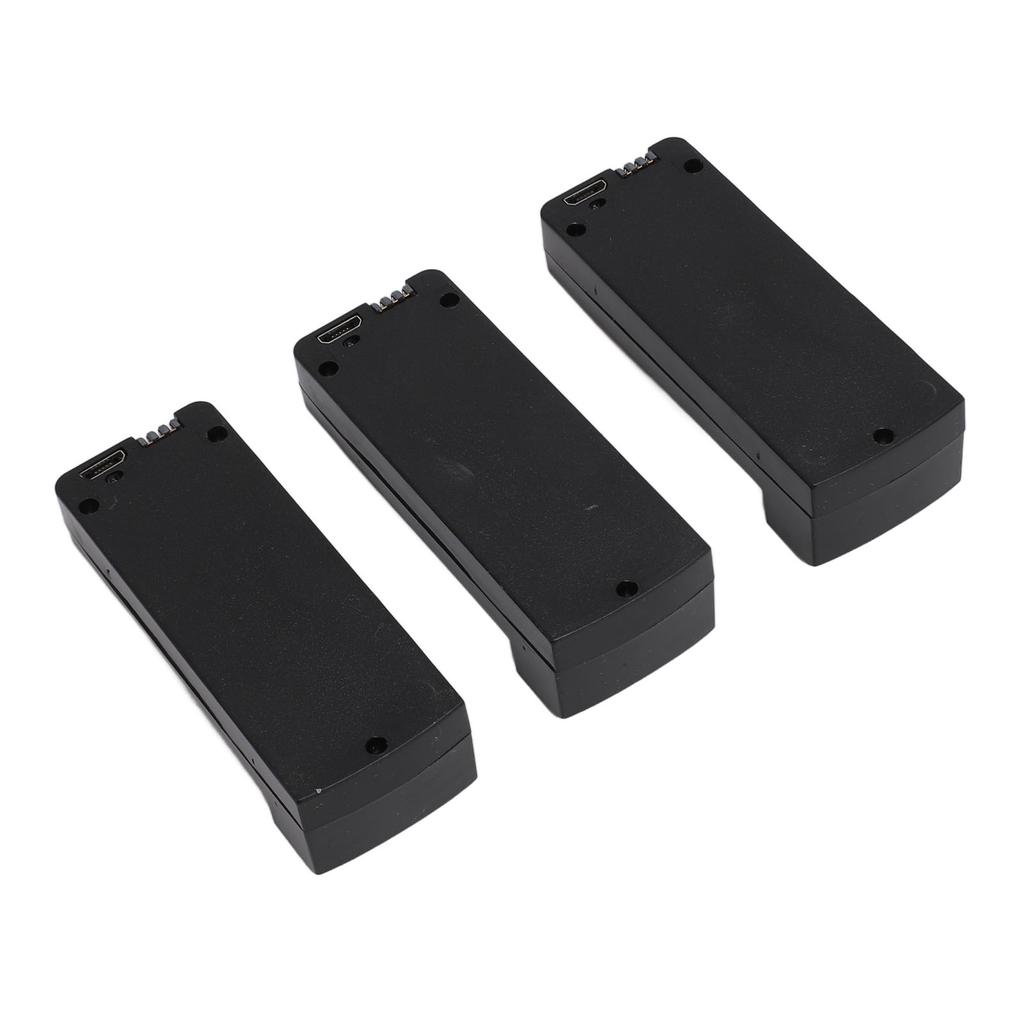 3Pcs Lithium Battery for RC Quadcopter 1800mAh 3.7V Small Light Portable Sturdy ABS Shell RC Drone B