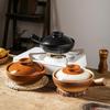 Commercial Ceramic Claypot Rice Noodles Stew & Bibimbap Pot for Gas Stove
