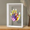 Деревянная витрина Shadow Box для украшения дома с прозрачным четырехслойным дизайном ручной печати