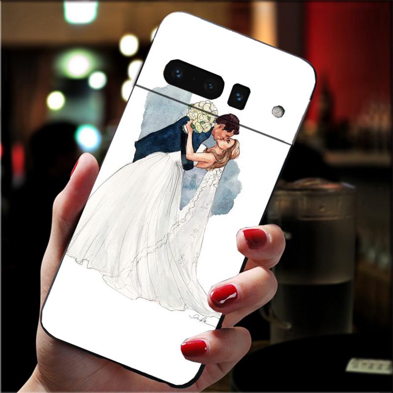 Phone Case For Google Pixel 10 9 Pro XL 9A 8 7 6 Pro Pixel 8A 7A 6A Pixel 8 7 6 5 Christmas Princess Travel Girl