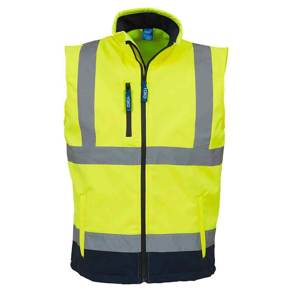 Yoko Мужское теплое боди/спецодежда Hi Vis Softshell