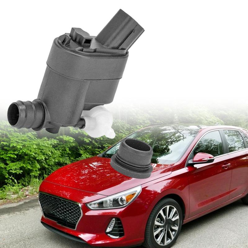 Насос омывателя лобового стекла для Hyundai Santa Fe Veloster Elantra I10 I20 5D Bayon Kia Sportage Telluride 98510-M4000 3-контактный