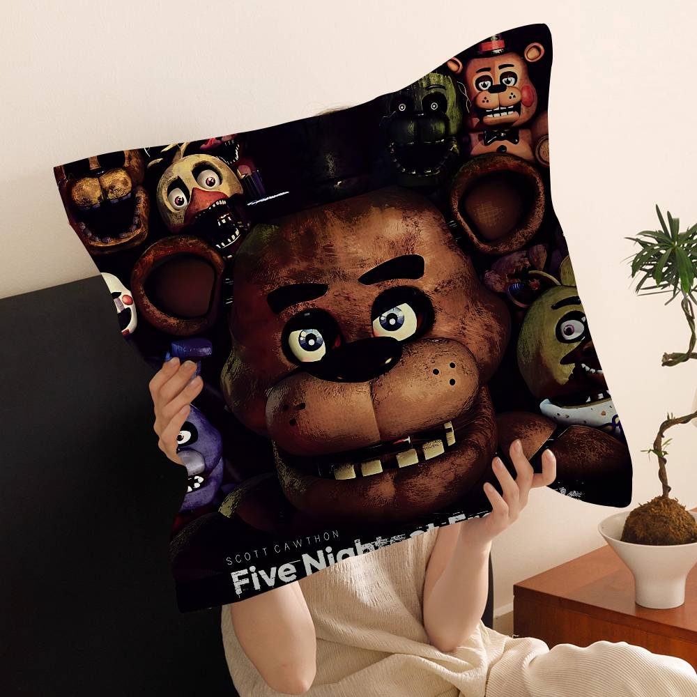 Fnaf Пять ночей с Фредди Декоративная эстетика комнаты Наволочка Домашний декор Спальня Диван-кровать Подушка для дивана 45X45