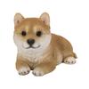 Ubia Relaxing Shiba Inu X X 7cm Doll Figurine Ornament Animal Garden Decor Dog H21413 11.5 6.5