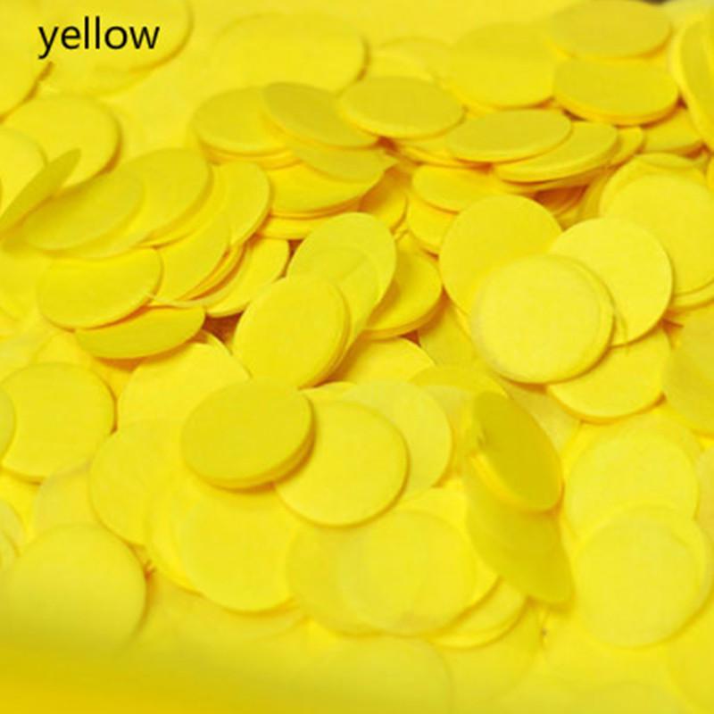 1 дюйм яркие цвета круглые салфетки конфетти посыпает для воздушного шара свадьба день рождения декор