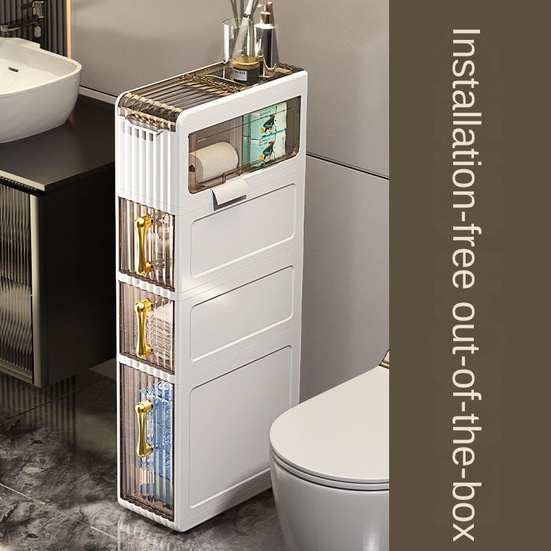 Шкаф для хранения в ванной комнате, полки для хранения, передвижной небольшой напольный шкаф для хранения в ванной комнате
