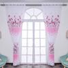 1 Sheet Chic Window Voile Anti-fade Pastoral Translucent Graceful Window Perspective Tulle Curtain for Hotel