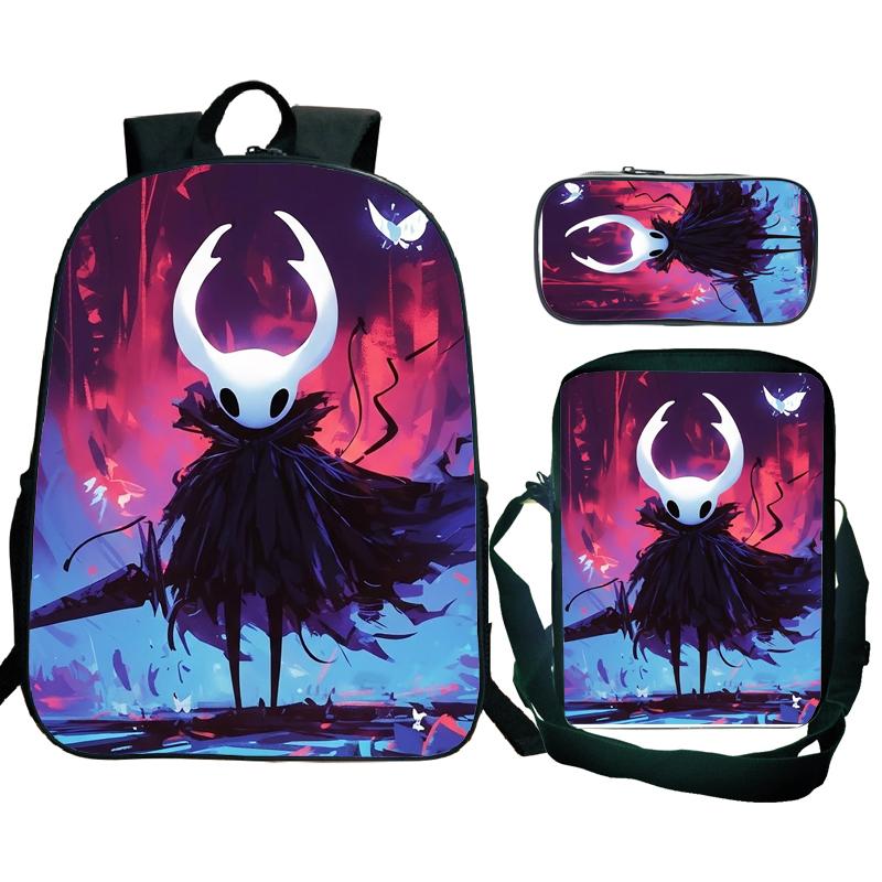 Hollow Knight 2 Silksong Рюкзак Подростки Хорнет Магнит на Холодильник Ранец Сумка Через Плечо Пенал Школьные Рюкзаки