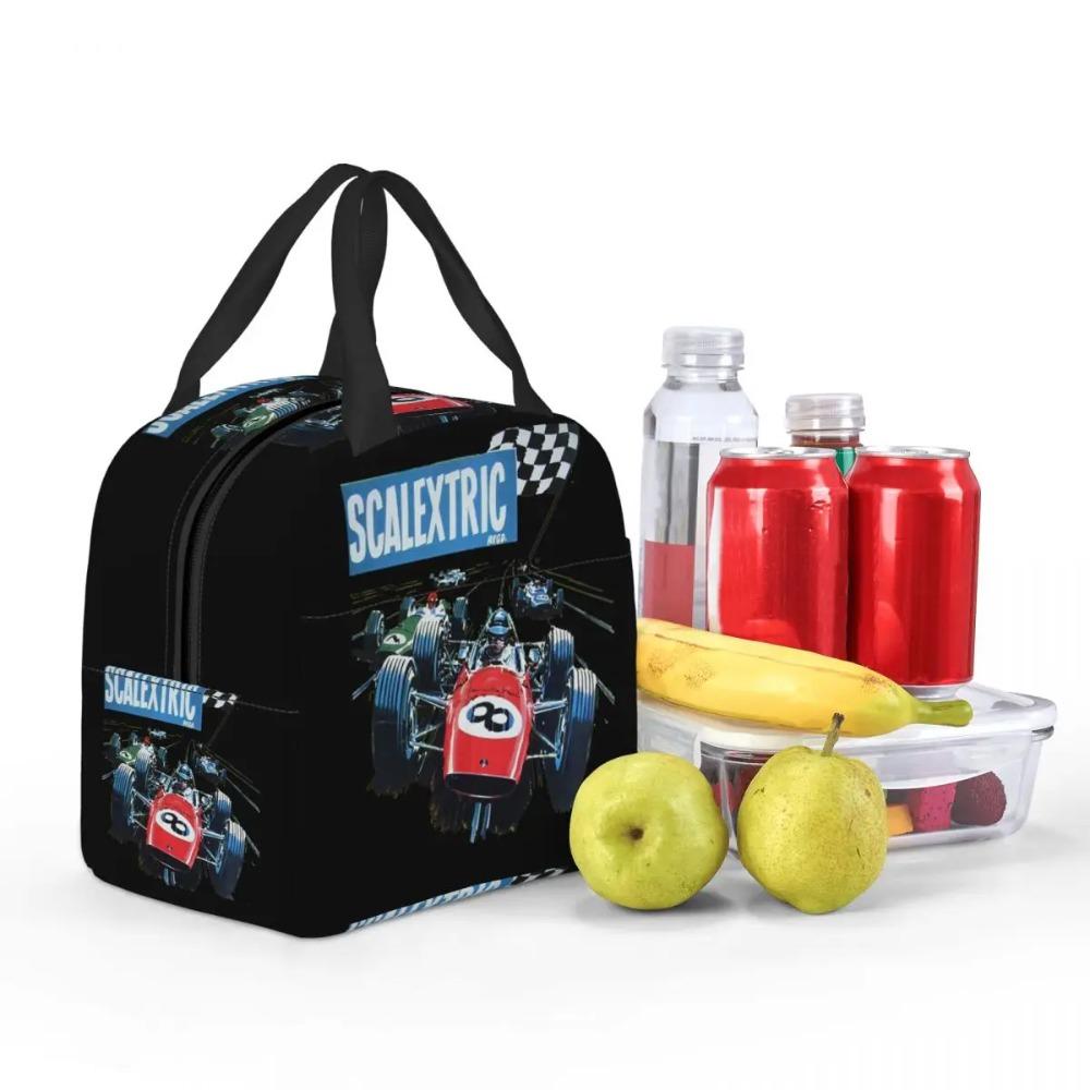 Scalextric Classic Insulated Lunch Bag for Women Kids Portable Food Boxes Thermal Lunch Box Tote