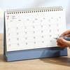 Stable Base Coil Calendar Writable Memo Standing Flip Calendar Table Planner  Academic Planner