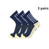 3 Pairs Updated Football Socks Non-slip Silicone Sole Professional Outdoor Activity Sport Accessories Men and Women Yoga Soccer