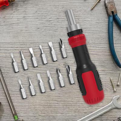 Прецизионная отвертка с храповым механизмом 13 в 1 Набор DIY Multi Bits Портативные инструменты для домашнего ремонта
