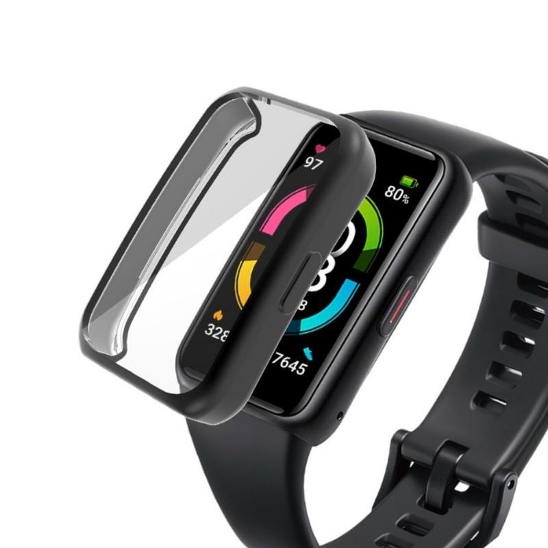 Силиконовый чехол, защитный чехол, аксессуары для Huawei Band 9 8 7 6, защитный чехол для смарт-часов TPU для Honor Band 7 6