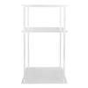 3 Tier Small Acrylic Side Table Clear Small Nightstand Bedside Table for Home Living Room Bedroom