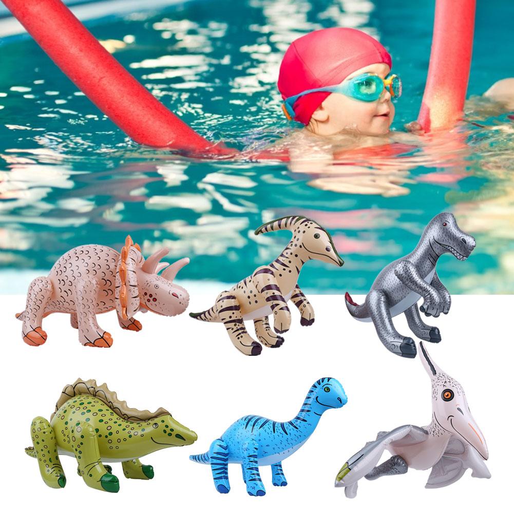 Имитация модели динозавра для вечеринки у бассейна, надувная игрушка динозавра, обучающая игрушка