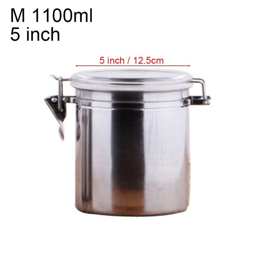 1Pcs Food Storage Sealed Container Airtight Storage Bottles for Coffee Flour Sugar Tea