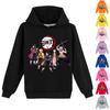 Kids 3D Hoodie The Blade of Ghost Destruction Pullover Poppy Playtime Children Sweater