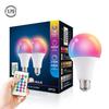 Умная RGB LED Лампа с Пультом Дистанционного Управления, 85-265В, Цветная Лампа A60RGBW